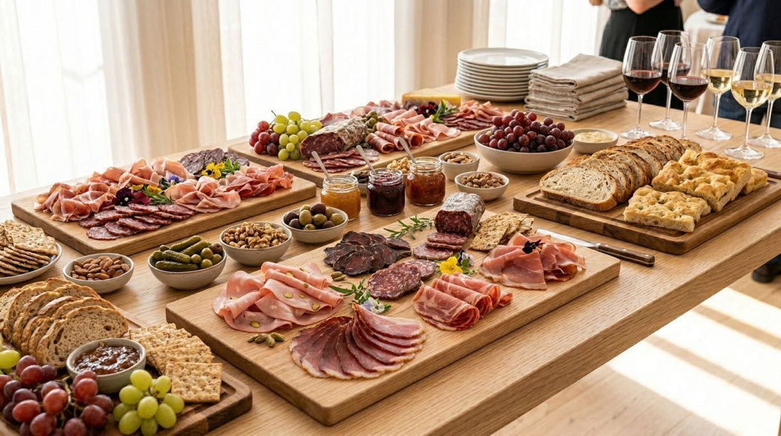 Quelle charcuterie choisir pour un plateau buffet équilibré et varié - Clementina