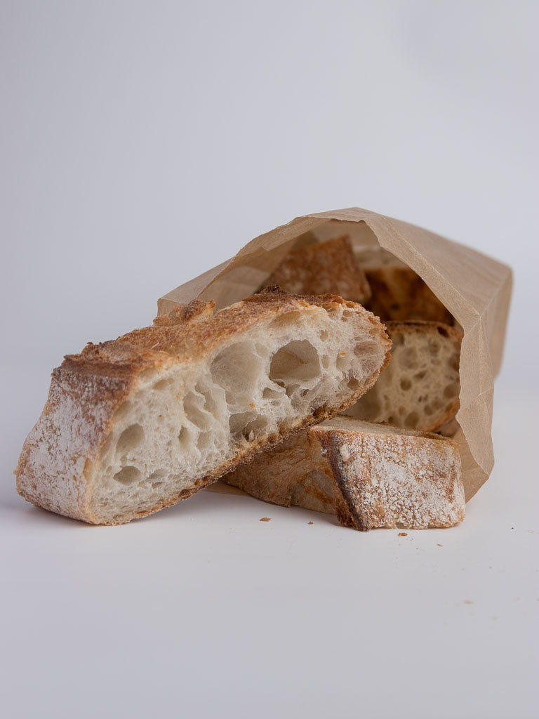 Pain tranché croustillant